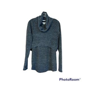 Cabi Gray Two Piece Crop Sweater and Tank Set M